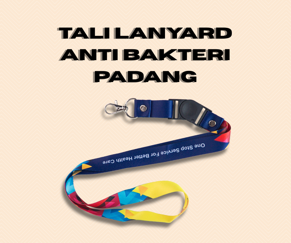 Tali lanyard anti bakteri Padang